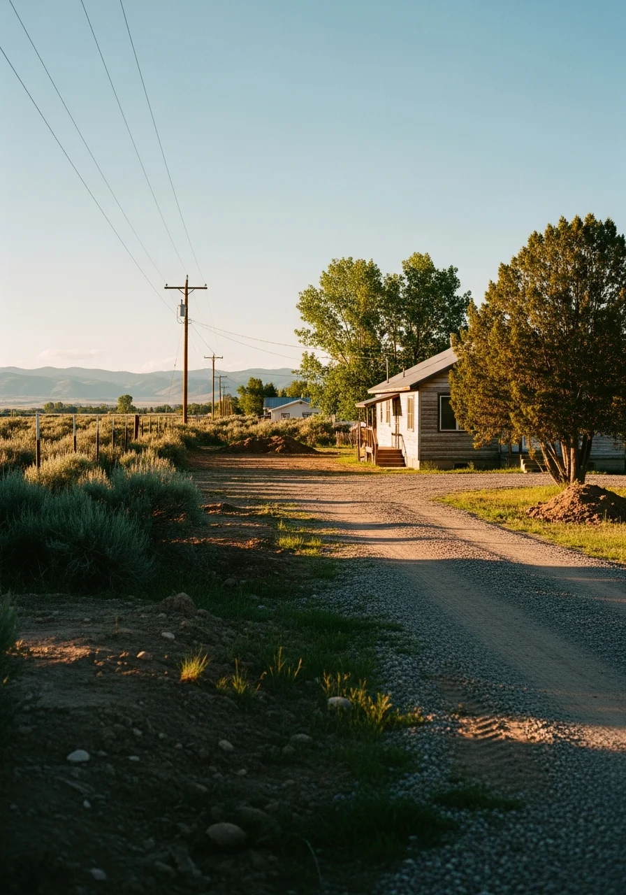 Residential property in Lander with local valley backdrop.